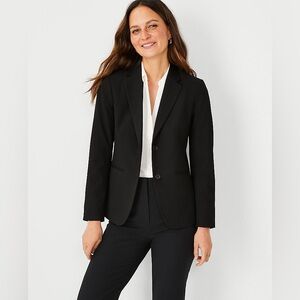 The Long Two-Button Blazer in Seasonless Stretch